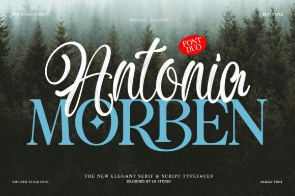 Antonia Morben Duo: The Perfect Font Duo for Crafters