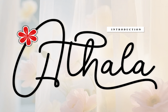 Athala: A Calligraphic Script Font for Readable Editorial Design