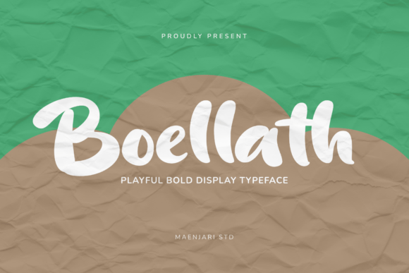 Boellath: A Cute Bubbly Font for Bolder Campaign Messaging