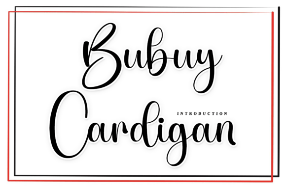 Bubuy Cardigan: A Handwritten Font for Warm Web Design