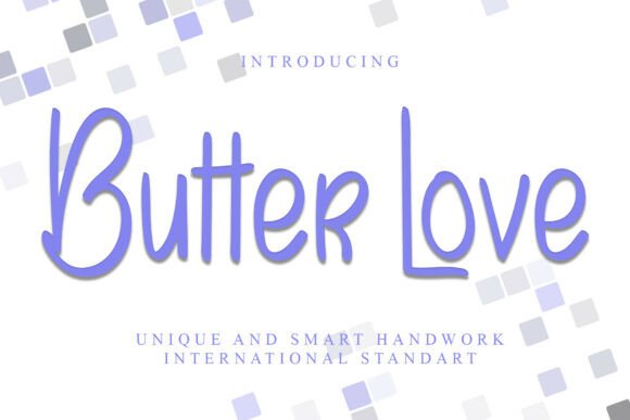 Butter Love: A Slim Handwritten Font for Creative Makers