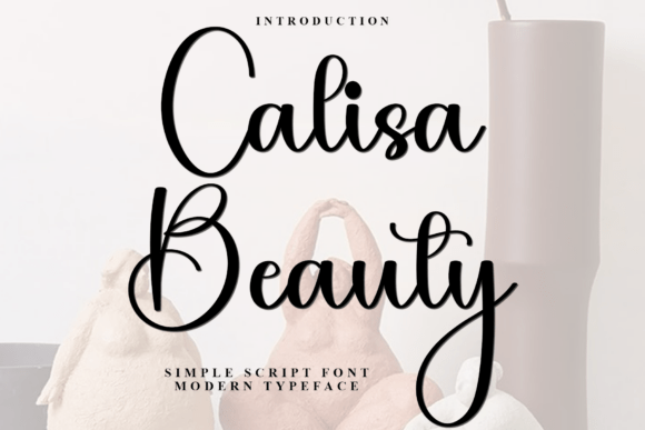 Calisa Beauty: A Festive Script Font for Branding