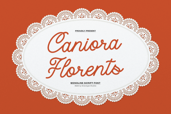 Caniora Florents: A Cozy Monoline Script Font for Web Design