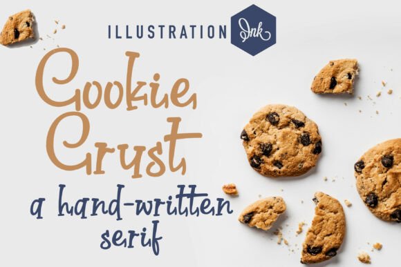 Cookie Crust Family: A Handwritten Serif Font for Brand Charm