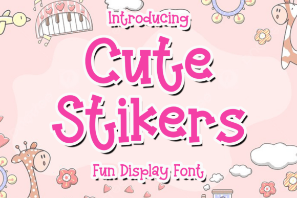Cute Stikers Font: A Warm Script for Editorial Design