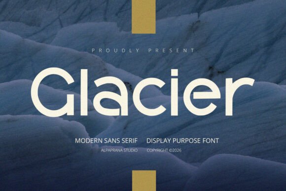 Glacier Font: A Fresh Typeface for Branding That Feels Modern and Polished