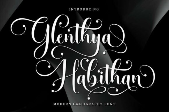 Glenthya Habithan: A Script Font That Knows Its Place