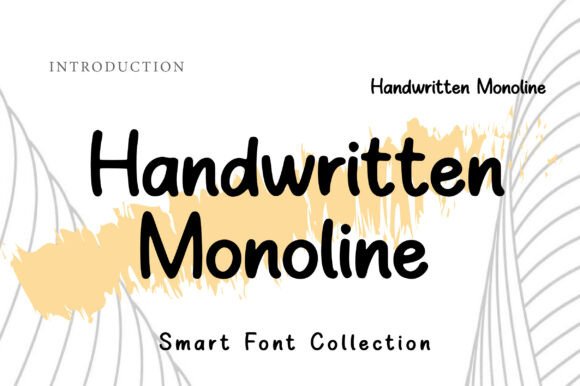 Handwritten Monoline: A Clean Script Font for Friendly Branding