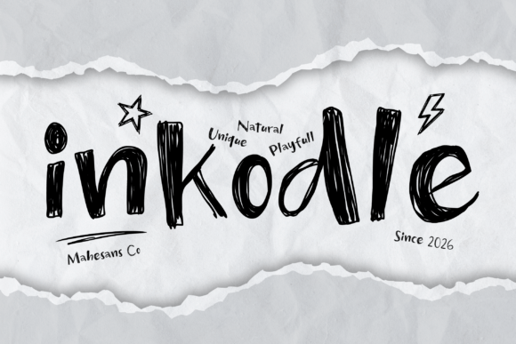 Inkodle: A Handwritten Script Font for Campaign Creatives