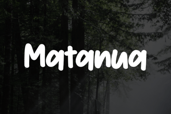 Matanua: A Modern Script Font for Elegant Web Design