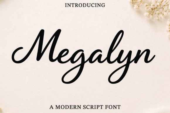 Megalyn: A Script Font for Editorial Warmth