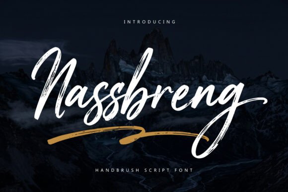 Nassbreng: The Bold Handbrush Script Font for Campaigns