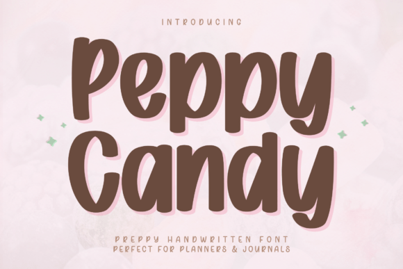 Peppy Candy: A Playful Script Font for Small Business Branding