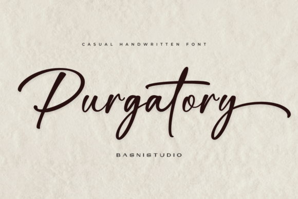 Purgatory: A Handwritten Font for Warm Digital Branding