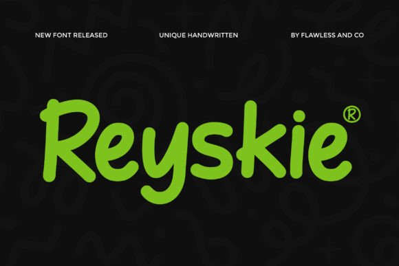Reyskie: A Handwritten Font That Adds Playful Charm to Websites