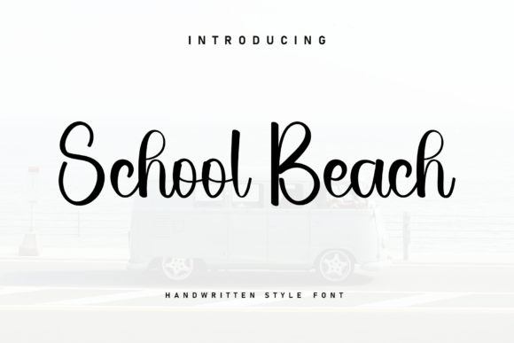 School Beach Font: A Marker-Style Typeface for Consistent Branding