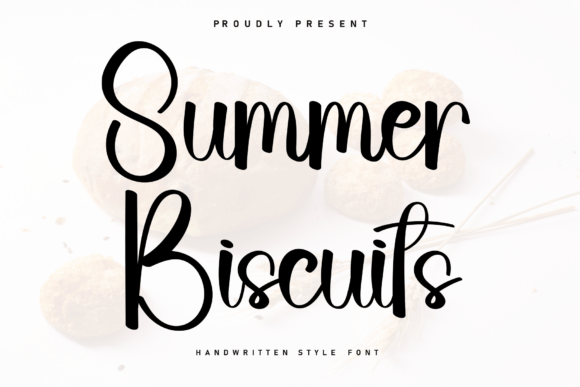 Summer Biscuits: A Cozy Handwritten Font for Makers