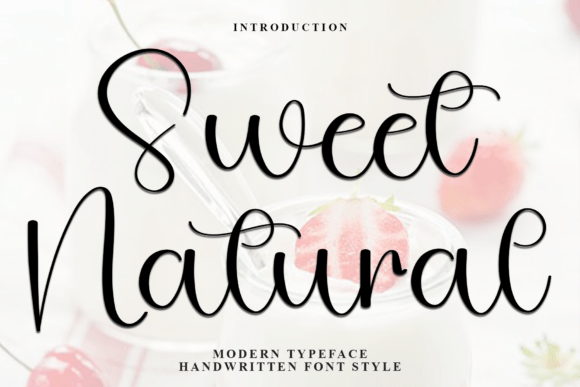 Sweet Natural: A Script Font for Handmade Charm