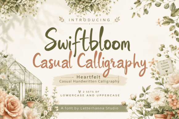 Swiftbloom: A Lively Script Font for Campaigns