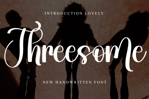 Threesome: A Festive Script Font for Branding