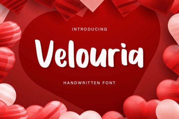 Velouria Font Brings Gentle Romance to Campaign Design